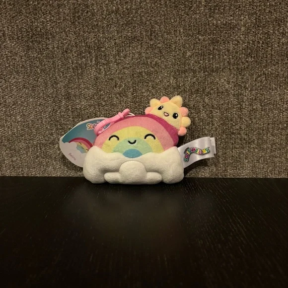 Belina Rainbow Squishmallow Clip - Picture 1 of 4
